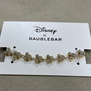 Mickey Mouse Disney Pavé Pull-Tie Bracelet